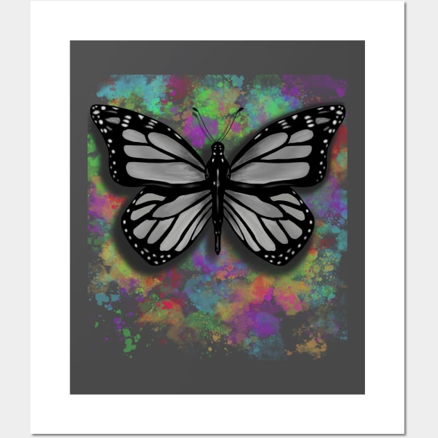 Beautiful Watercolor Butterfly Wall Art by AMED1186